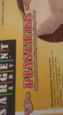 The box of mineral clay I was using.