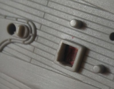 This is what the grate looks like in the hatch. All it's missing is the vent pipe. Note this was dry fitted so will be removed till it'<br />s  ready to be put in permanently.