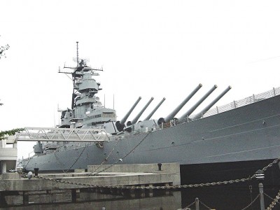 Note the gangway. This leads to the second floor of the building which is the actual ship museum. Addmission here is free. The rest of the building, 1st and 3rd floors are about $11.00.