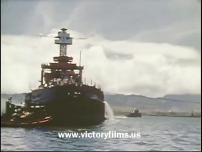 Starboard hull, might that be a hint of blue?