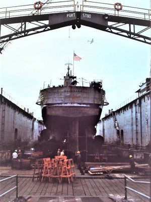 Resized - Drydock - looking up at stern.JPG