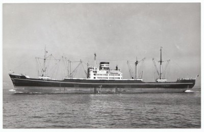 M.V. Miyotama Maru (iv), � A. Duncan; in Osaka Shosen Kaisha livery.