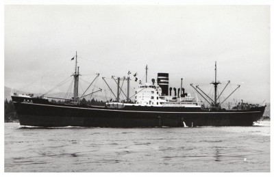 S.S. Kokoku Maru (v), � A. Duncan; in Nippon Yusen Kaisha livery.