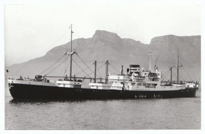 M.V. Kyushu Maru (viii), � unknown; in Osaka Shosen Kaisha livery with Daido Line titles.