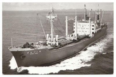 M.V. Bombay Maru (iv), � unknown; in Mitsui-OSK livery.