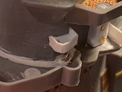 I tried to recreate the platform using some strip styrene