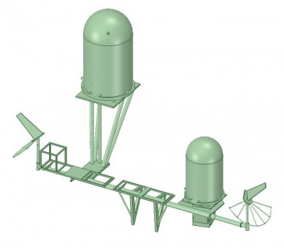 144 scaled DD566 After Stack Fwd Yardarm & Components.JPG
