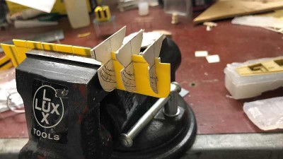 Building positive form of 42' cutter