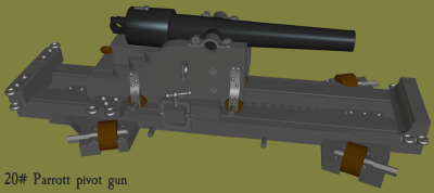 20# Parrott pivot gun