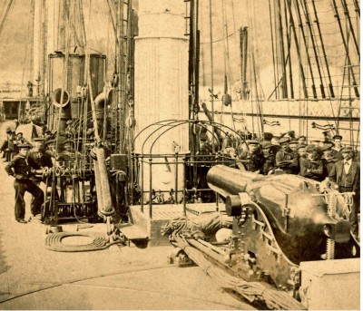 Iron carriage XI Dahlgren pivot gun
