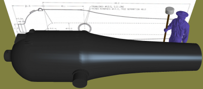 XV Dahlgren tube