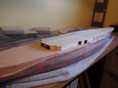 looking towards the bow