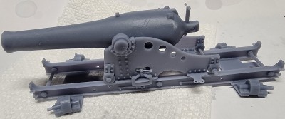 1:36 scale XI Dahlgren on iron pivot