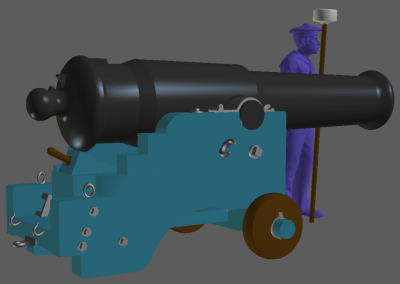 Plate 7 based gun 3D model