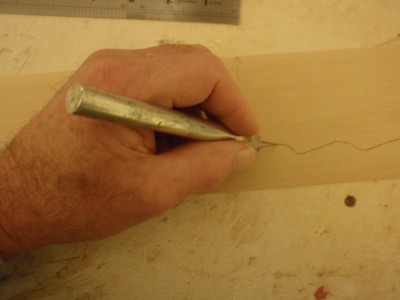 cutting the decking