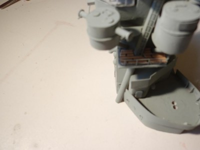 layed indevidual planks here because i missed the decking before glueing decks together