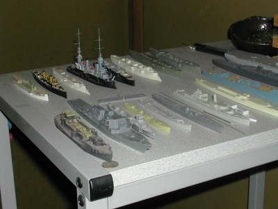 Numerous kits of all eras await attention