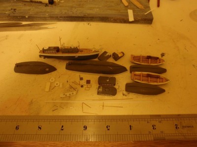 this shows all the pieces to finish the 17 and11 meter boats