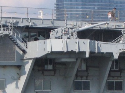 5 inch gun on CV-11 museum