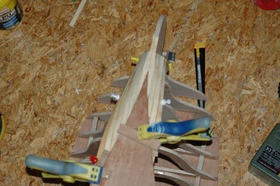 Overall view of the planking, doesn't look that good, but I guess it's normal for the learning process!