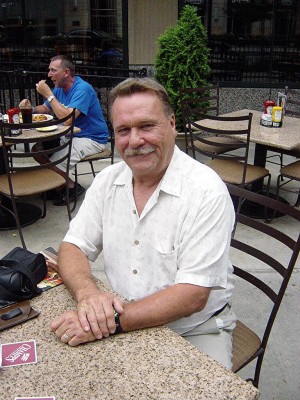 Yours truly, awaiting an adult beverage!