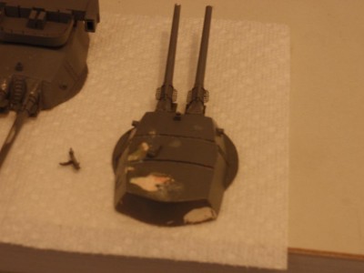 this is the damage to the turret