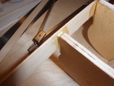 this frame was i little narrow added  styrene strip