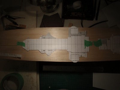 just a shot of how the first deck will be fit