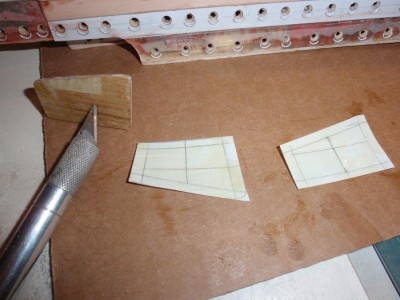 have to make sure which side the rivets will be on ,or you will have holes instead of bumps