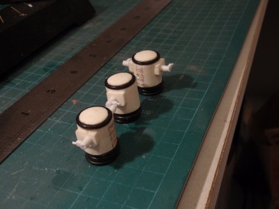 the black things rubber o rings,top one will be painted gray,the bottum 3 will be black