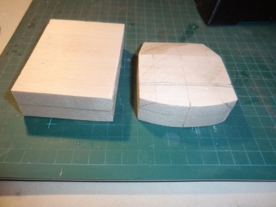 lots of angles,you have to do the right one first,i used my disc sander for this one has to be very careful or to much gets taken of