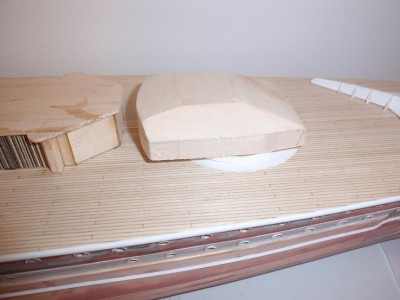 this will be skinned with two layers of styrene.the last one is thin so i can poke revits in it.