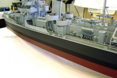 Port side midships here. Alot more detail will be evident once the ship is weathered a bit.