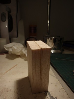 all glued together with contact cement ,i also use it to glue the styrene to the balsa