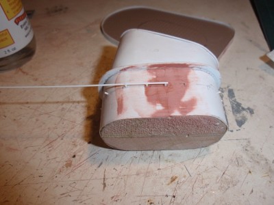 styrene rod for hand hold