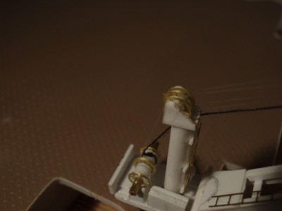 on the large size pic the black thread is just gross.you can just see the nylon line it will show up better when painted