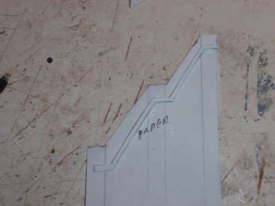 one side of the ladder frame