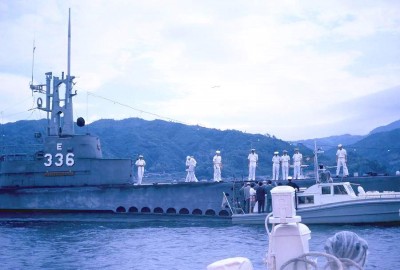 Good view of the sail / conning tower arrangement, 1963.