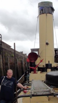 Tiny on the stern