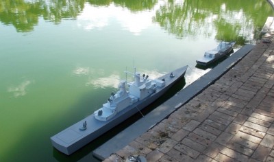 California berthed astern of HMAS ANZAC