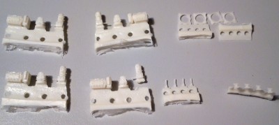 All the resin parts.