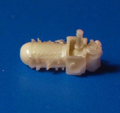 Close up. You can technically see the 6 individual barrels at the tip.