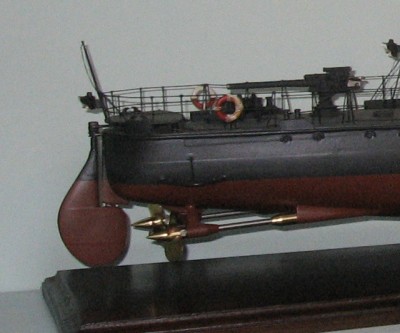 Another profile shot of the rudder.