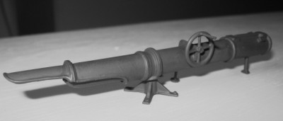 Here is a torpedo tube (seen in the last post) in its finished colour before installation.