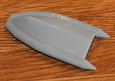 Small RHIB, with visible striations