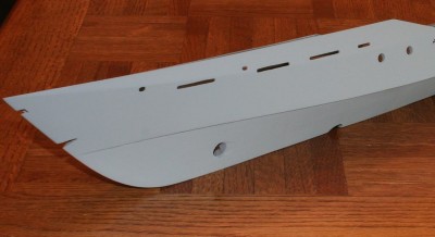Hull, nicely filled and smoothed.