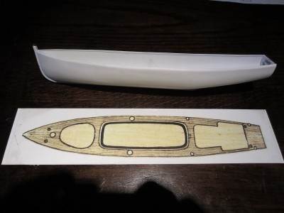 The printed plastic card deck is prepared for installation.
