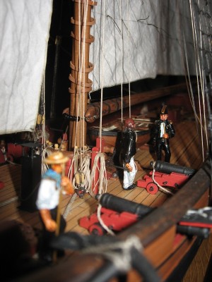 Re-modelled crew figures 1/48th scale.