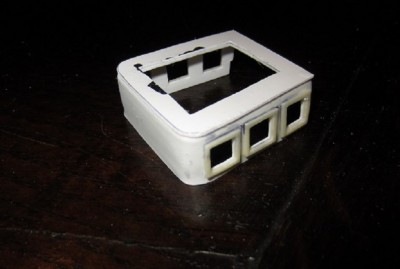 The roof panel was glued in place and the edge joint was filled.