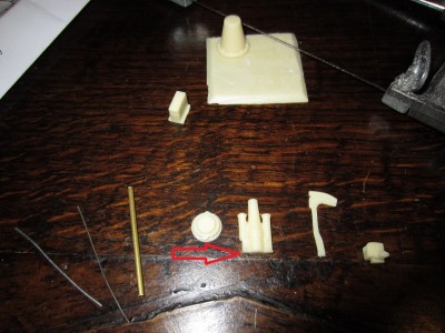 The components of the gun.